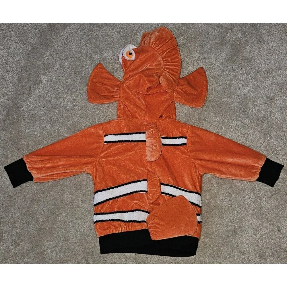 Orange Clown Fish Halloween Costume Baby 18-24 Months JACKET ONLY Handmade Nemo